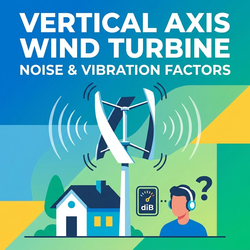 &iquest;Qu&eacute; ruido tienen las turbinas e&oacute;licas de eje vertical? Factores de ruido, vibraci&oacute;n y ubicaci&oacute;n